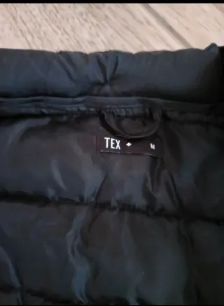 Chaqueta acolchada negra Tex talla M