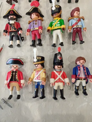 Playmobil 12 Soldados y oficiales Napoleónicos