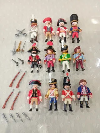 Playmobil 12 Soldados y oficiales Napoleónicos