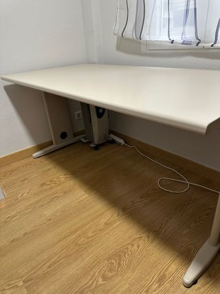 Mesa escritorio oficina grande beige