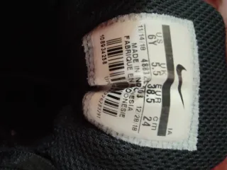 Zapatillas deportivas Nike Mujer Talla 38.5 Negras