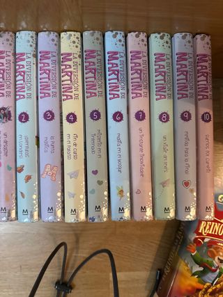 Coleccion 10 libros martina