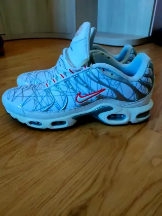 Zapatillas Nike Air Max Plus TN Blancas/Plata