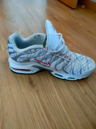 Zapatillas Nike Air Max Plus TN Blancas/Plata