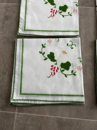 Tovaglioli cotone nuovi  set 6