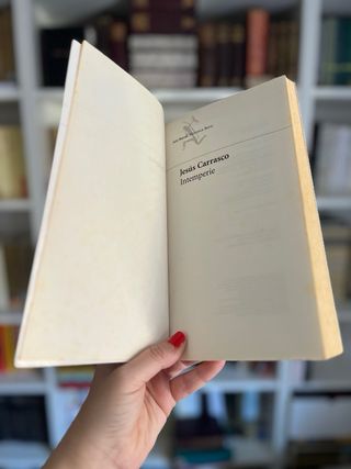 Intemperie. Jesus Carrasco