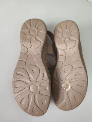 Sandalias Beige Mujer