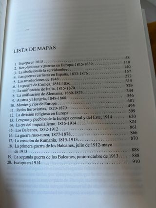La lucha por el poder: Europa 1815-1914