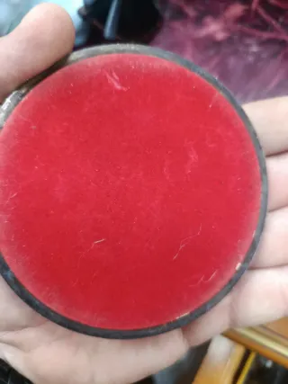 Portaplumas antiguo metálico Napoleón