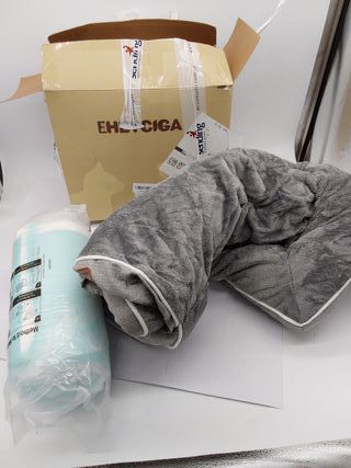 EHEYCIGA Cama Perro Grande 89x56x16cm, Colchon Perro Grandes Impermeable Lavable con Espuma Viscoelástica, Sofá Perro Desmontabl