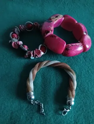 Lote 3 pulseras vintage
