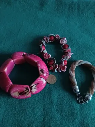 Lote 3 pulseras vintage