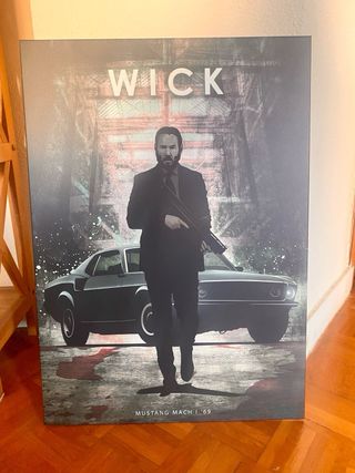 Set 4 posters metálicos Displate cine