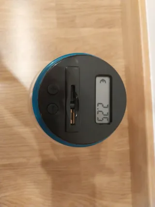 Hucha con contador de monedas