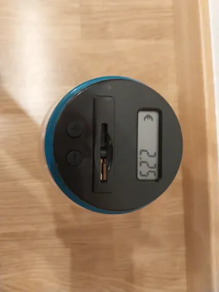 Hucha con contador de monedas