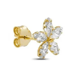 Pendientes Flor Mágica Oro 18 Klt