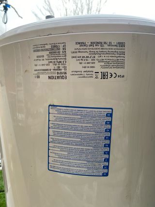 Termo Eléctrico Ecuación 8OL 1500 watts