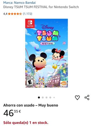 Disney Tsum Tsum Festival Nintendo Switch