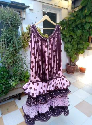 Vestido de flamenca con torera