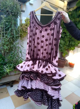 Vestido de flamenca con torera