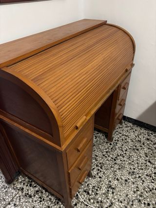 Escritorio buró de madera