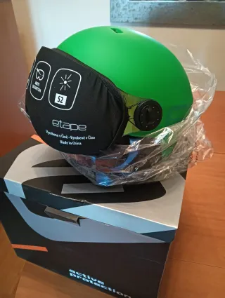 Casco de esquí Etape verde
