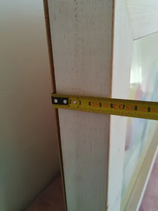 Cuadro acuarela flores 130x54