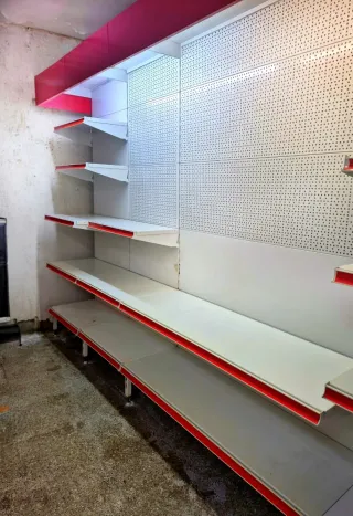 Lote módulos estanterías comercio