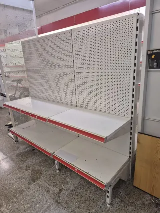 Lote módulos estanterías comercio