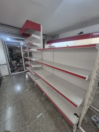 Lote módulos estanterías comercio