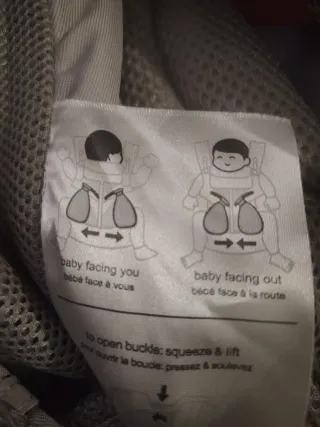 Mochila Porta Bebé Ergobaby Gris