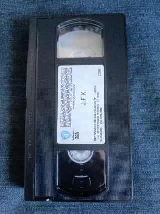 JFK VHS Película Oliver Stone