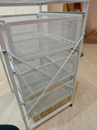 Cajonera Metálica Ikea Blanca