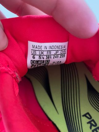 Adidas Predator Rojo y Blanco