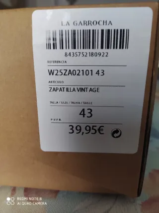 Zapatillas LA GARROCHA Beige/Blanco