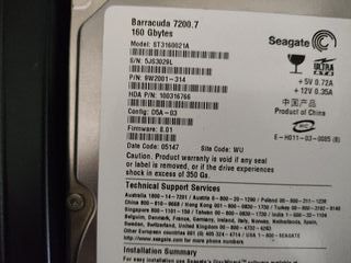 Carcasa externa HDD 3.5 + disco duro 160 Gb