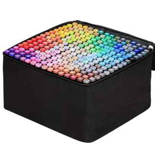 30 pennarelli a doppia punta con album in omaggio