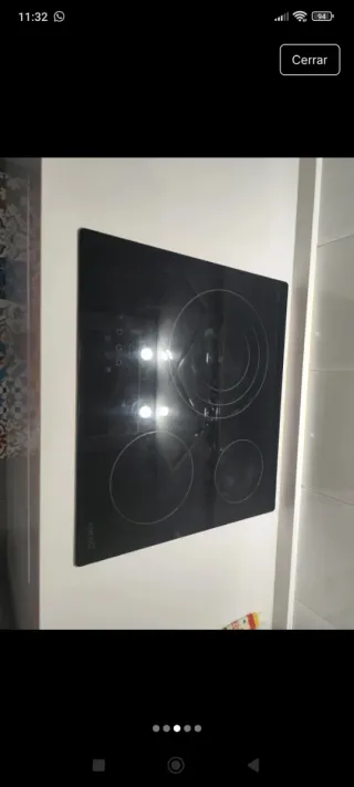 Vitrocerámica seminueva 4 fuegos