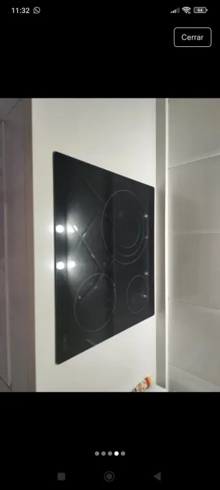 Vitrocerámica seminueva 4 fuegos