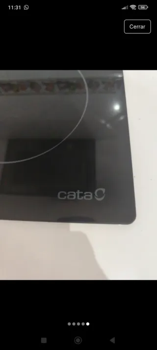 Vitrocerámica seminueva 4 fuegos