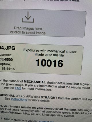 Cámara Sony Alpha a6500