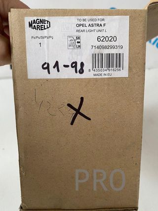 piloto Opel Astra F 62020 Nuevo