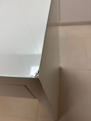 Mesa Escritorio Micke con cristal Ikea