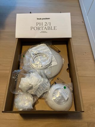 Lampada Louis Poulsen PH 2/1 Portable Oro - Nuova