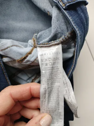 Jeans skinny blu. Eco-friendly.