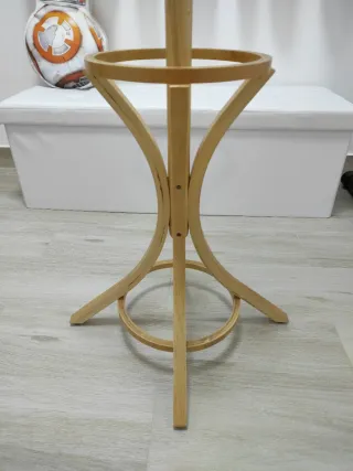 Perchero y paragüero de madera