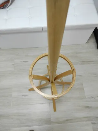 Perchero y paragüero de madera