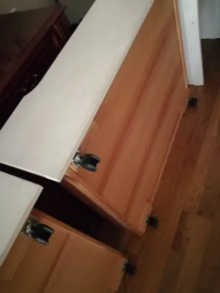 Cama nido de madera blanca