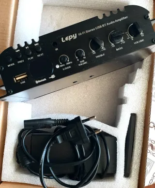 Amplificador Lepy LP-168 Plus Hi-Fi USB BT