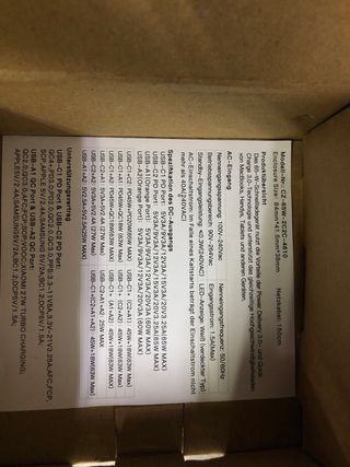 Cargador Universal rápido Manto PD+QC 65W Reales